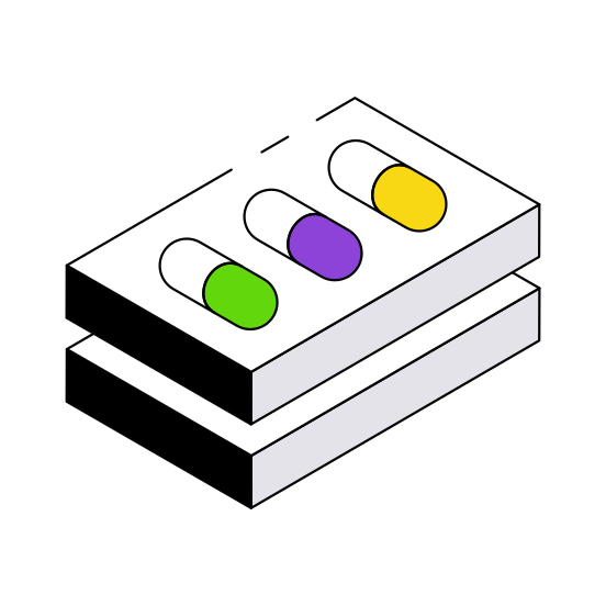 Pills Strip, Medicine, Tablets, Capsules, Taking Medicine illustration