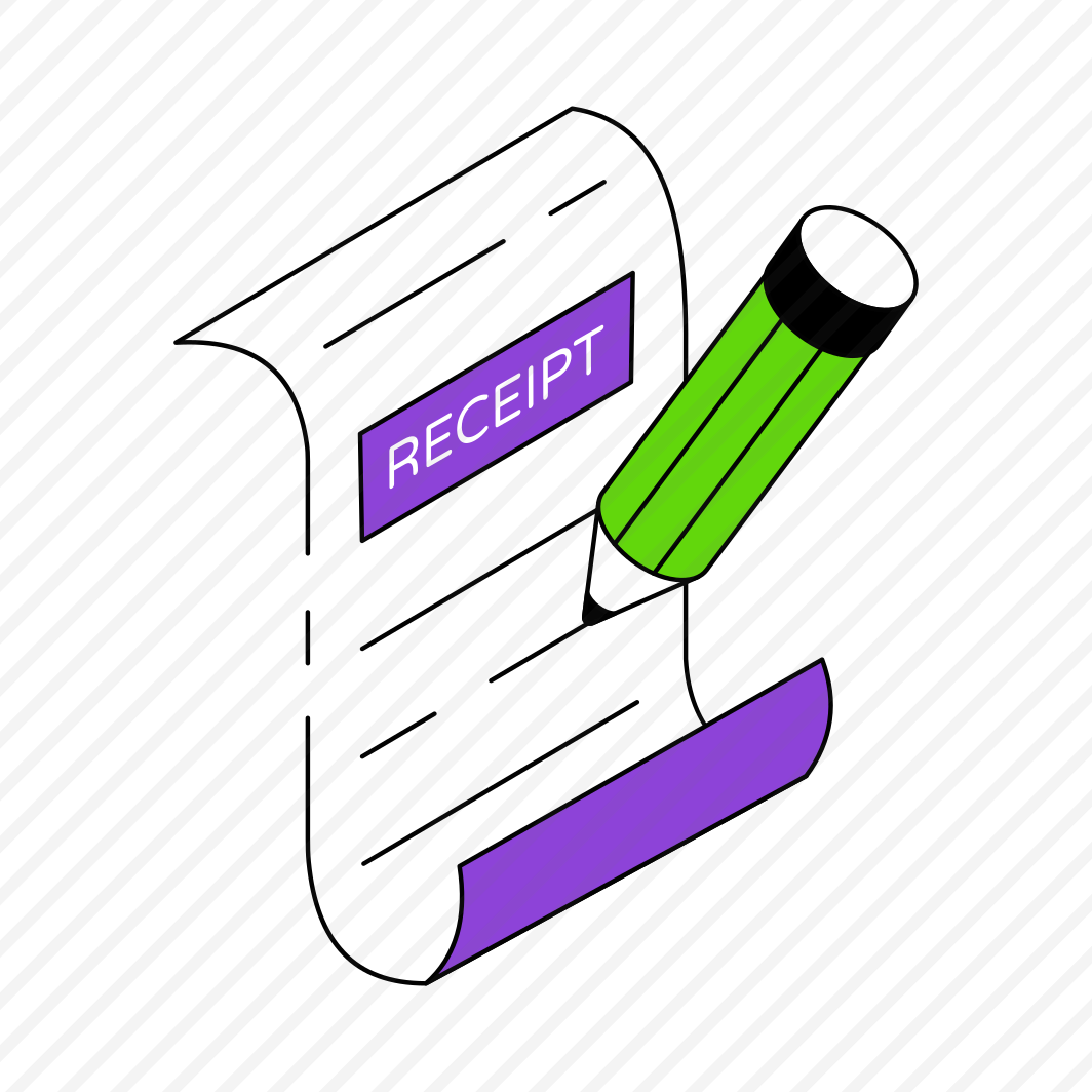 Bill, Invoice, Receipt Writing, Payment Slip, Commerce preview