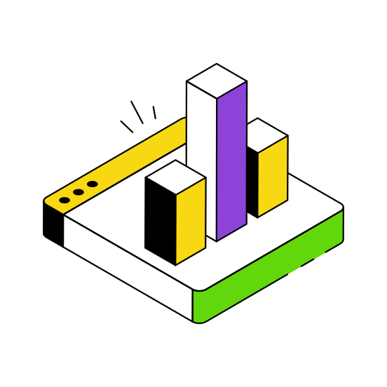 Data Analytics, Infographic, Web Statistics, Business Chart, Online Graph  illustration