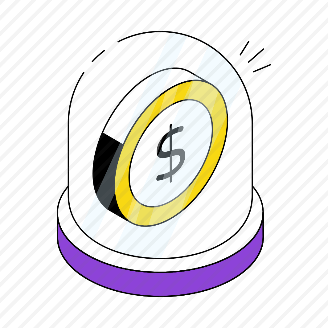Emergency Fund, Cash Coin, Money Coin, Financial Emergency, Currency Coin preview