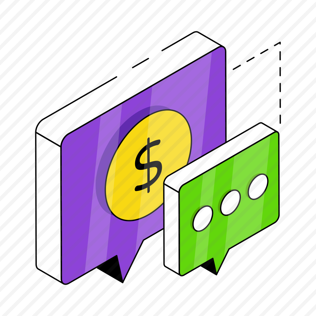 Financial Chat, Financial Message, Business Chat, Business Message, Business Text  preview