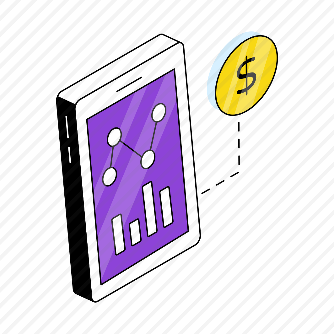 Mobile Data Analytics, Mobile Infographic, Statistics, Online Chart, Mobile Graph  preview