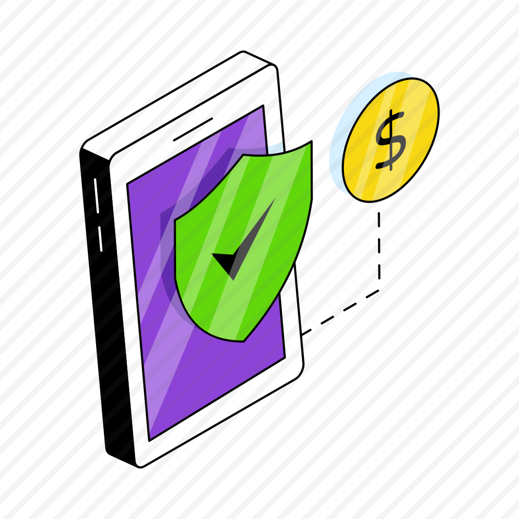 Mobile Financial Security, Financial Protection, Secure Finance, Dollar Security, Dollar Protection  preview