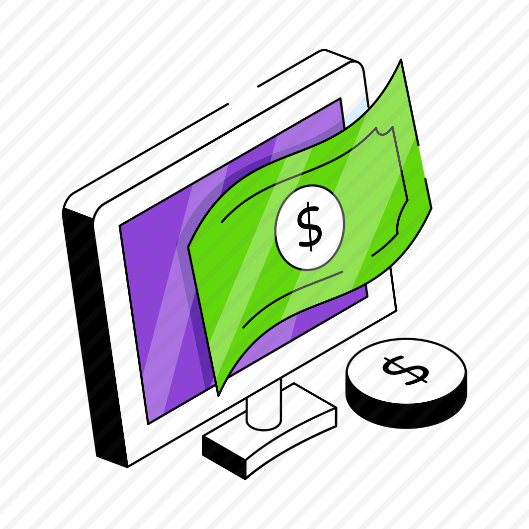 Online Currency, Online Investment, Online Money, Online Cash, Online Economy preview