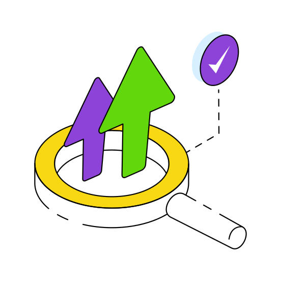 Search Upward Arrows, Growth Arrows, Analytics, Infographic, Station  illustration