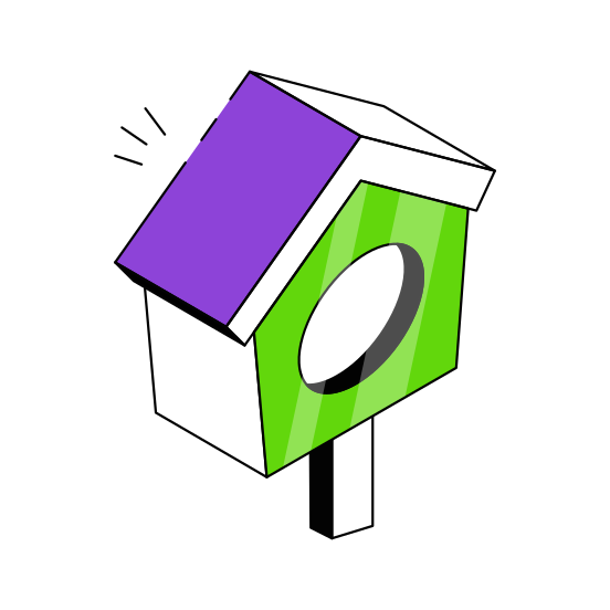 Birdhouse, Nest, Aviary, Shed, Residence  illustration