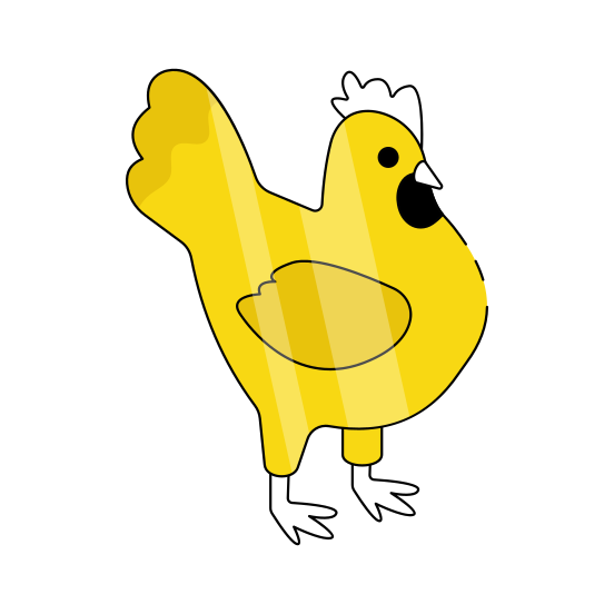 Cock, Male Chicken, Rooster, Creature, Specie  illustration