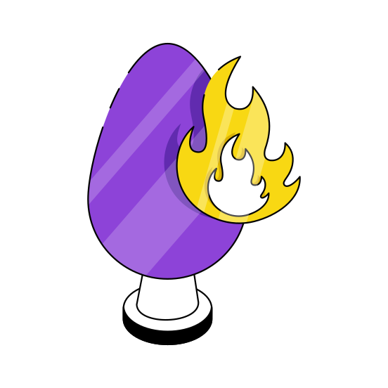 Forest Fire, Tree Burning, Forest Burning, Bushfire, Disaster  illustration