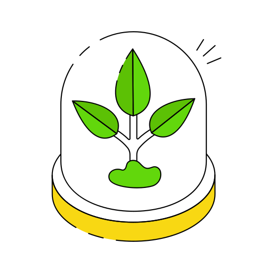 Incubator Plant, Sprout, Growing Plant, Farming, Agriculture illustration