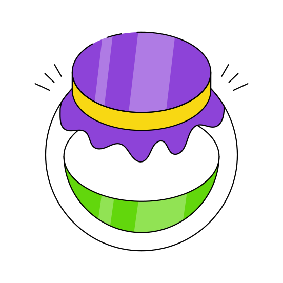 Jam Bottle, Marmalade, Jam Jar, Pickle, Dessert  illustration