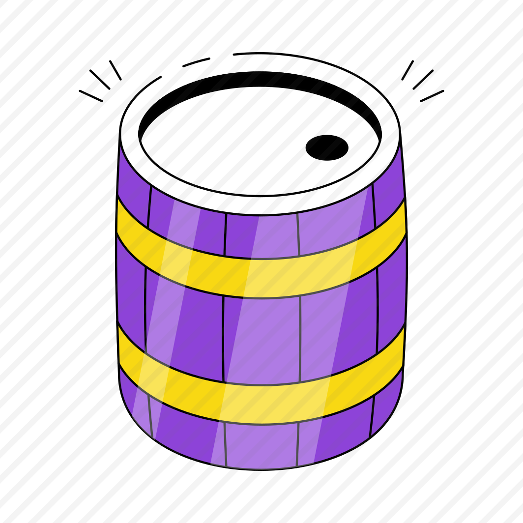Oil Drum, Oil Cask, Oil Barrel, Petrol Drum, Petroleum preview
