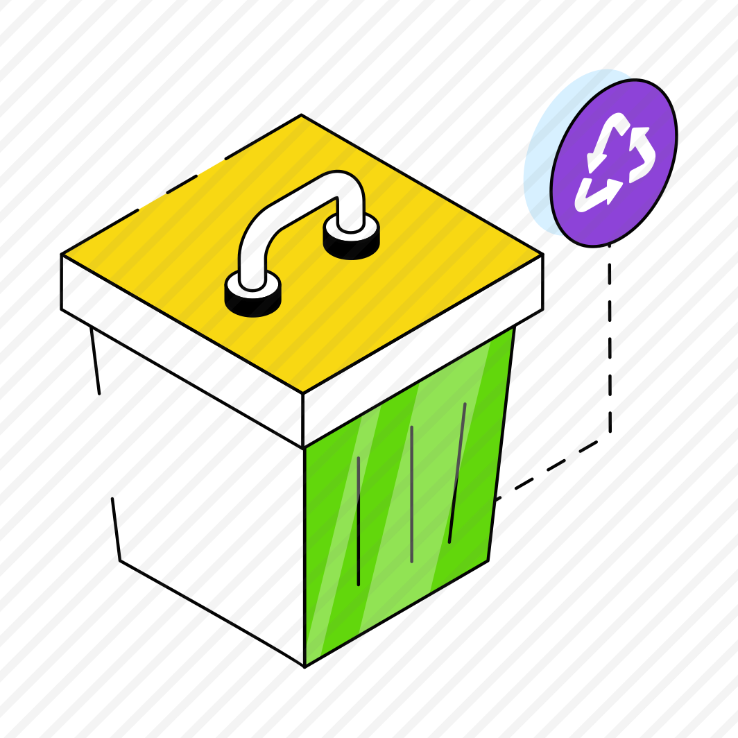 Recycle Bin, Wastebin, Dustbin, Garbage Can, Trash Bin preview