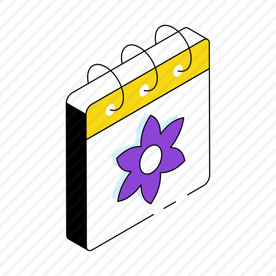 Spring Season, Calendar, Daybook, Almanac, Schedule  preview