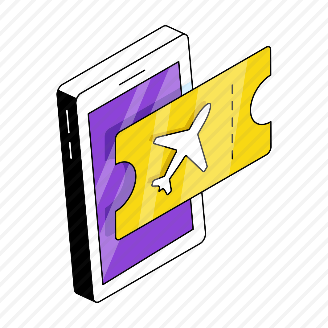 Air Ticket, Raffle, Voucher, Permit Pass, Travel Pass, preview