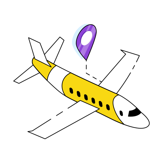 Airplane, Aeroplane, Airline, Flight Location, Plane  illustration