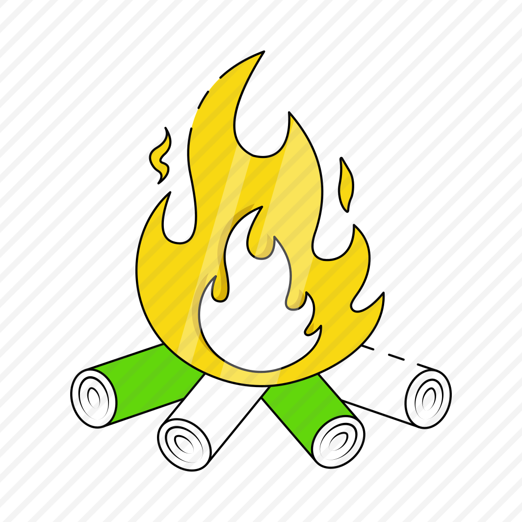 Campfire, Fireplace, Hearth, Bonfire, Wood Burning  preview