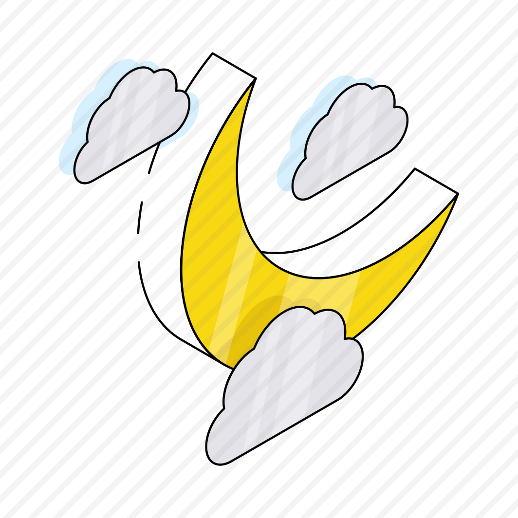 Cloudy Night, Nighttime, Weather Forecast, Overcast, Meteorology  preview