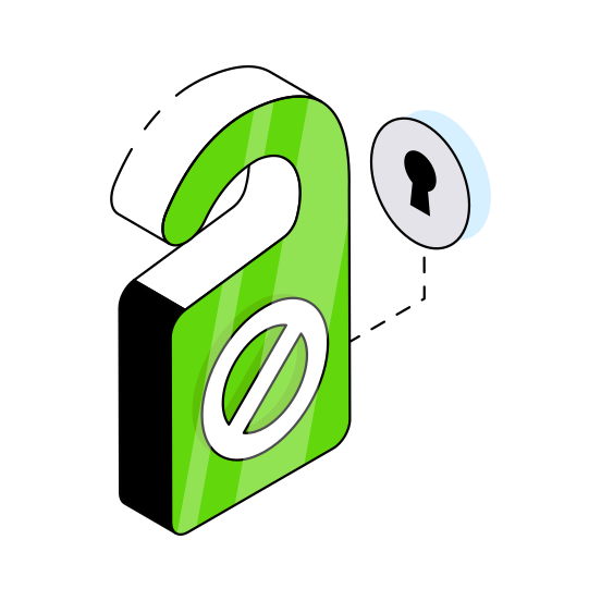 Door Hanger Knob, Door Knob, Do Not Disturb, Hanging Sign, Hotel Hanger Knob,  illustration