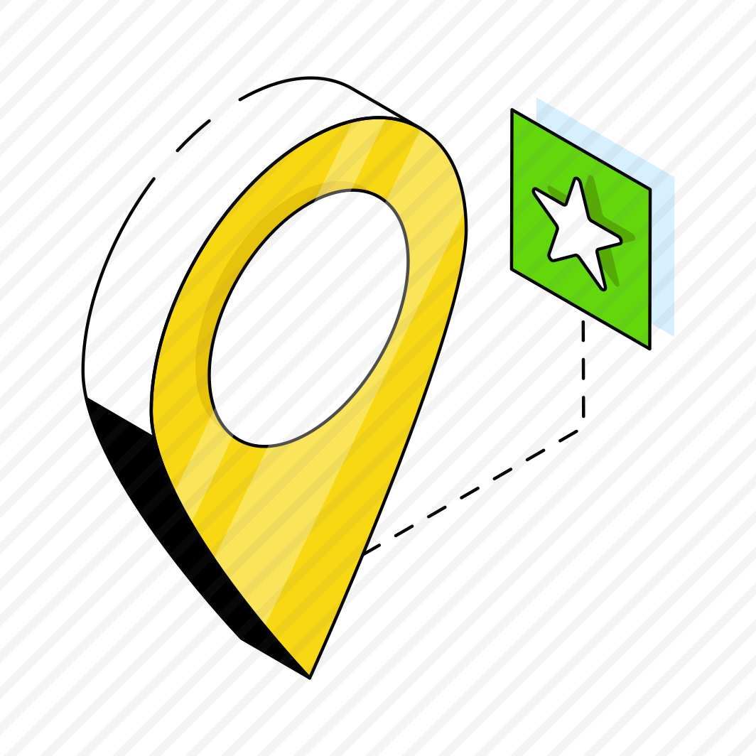 Favorite Location, Direction, Gps, Navigation, Starred Location preview