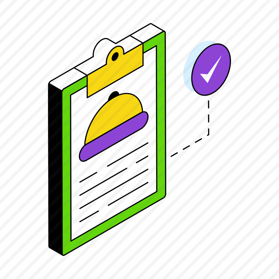 Food List, Food Menu, Food Card, Restaurant List, Checklist  preview