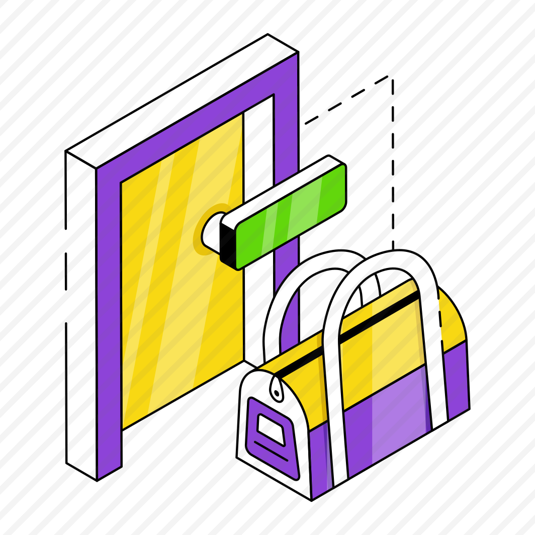 Hotel Room, Hotel Check In, Baggage, Luggage, Hotel Entrance  preview