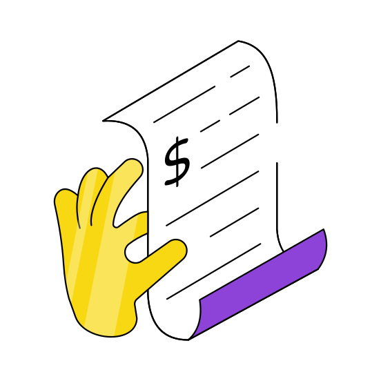 Invoice, Bill, Payment Slip, Commerce, Receipt  illustration