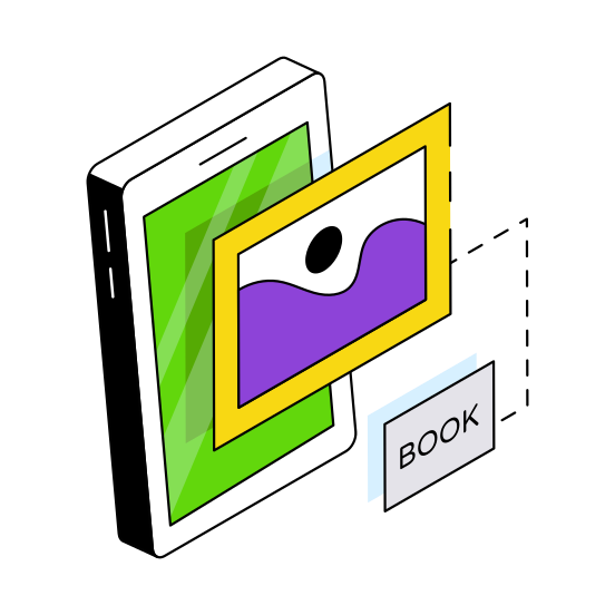 Mobile Landscape, Online Gallery, Online Image, Online Photo, Online Photograph illustration