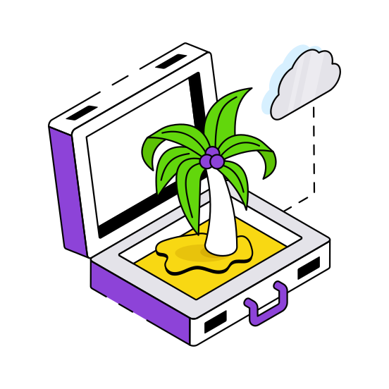 Palm Tree, Coconut Tree, Beach Tree, Arecaceae, Nature  illustration