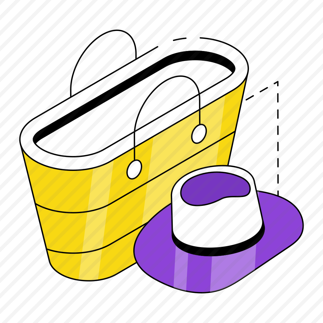 Purse, Handbag, Clutch, Bag With Hat, Bag With Cap,  preview