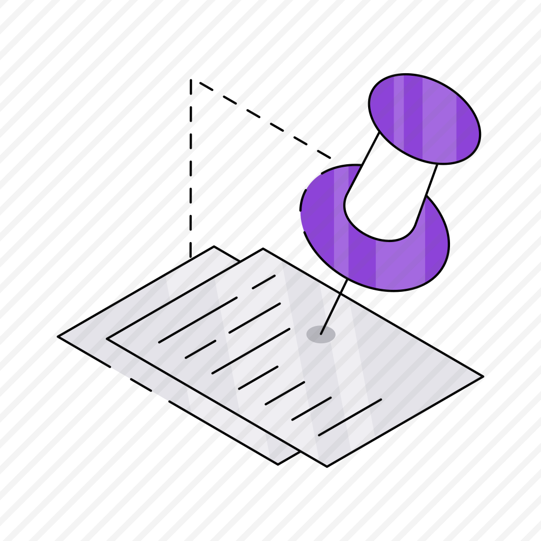 Pushpin Document, Doc, Archive, File, Paper  preview