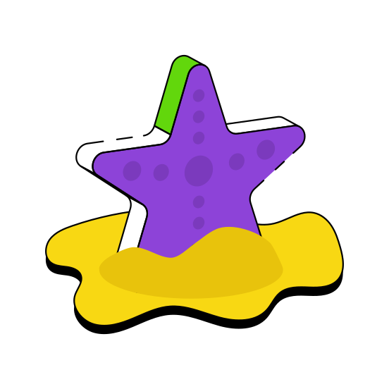 Starfish, Asteroid, Fish, Seafood, Echinoderm  illustration