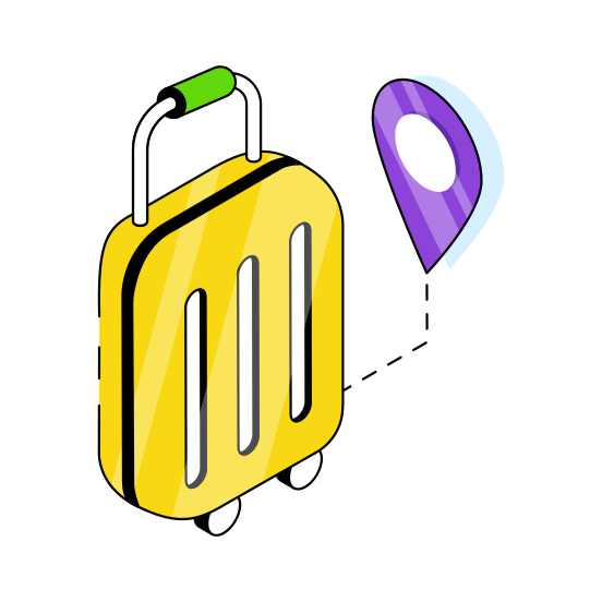 Trolley Bag, Baggage, Briefcase, Suitcase, Carryall  illustration