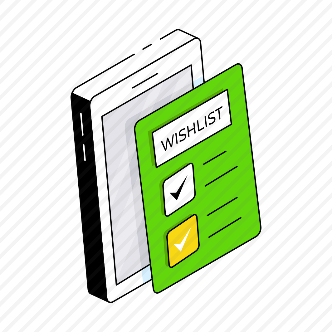 Checklist, List, Task List, Todo, Wishlist,  preview