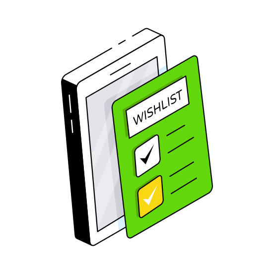 Checklist, List, Task List, Todo, Wishlist,  illustration