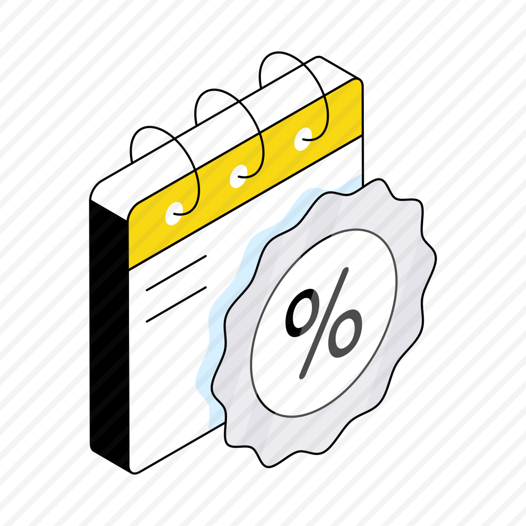 Discount Schedule, Sale Schedule, Shopping Plan, Almanac, Calendar,  preview