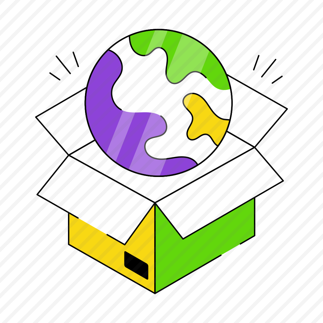 Global Parcel, Global Package, Global Delivery, Global Carton, Logistic Delivery preview