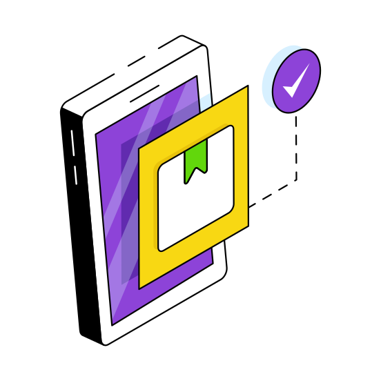 Mobile Parcel, Mobile Package, Online Package, Mobile Delivery, Phone Parcel illustration