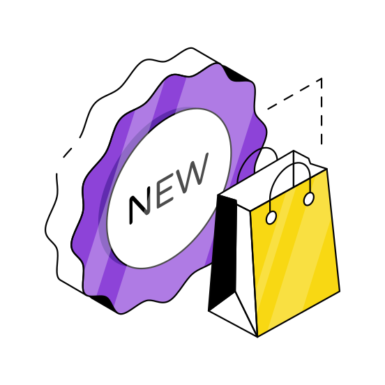 New Shopping, Tote, Jute, Buy, Purchase,  illustration