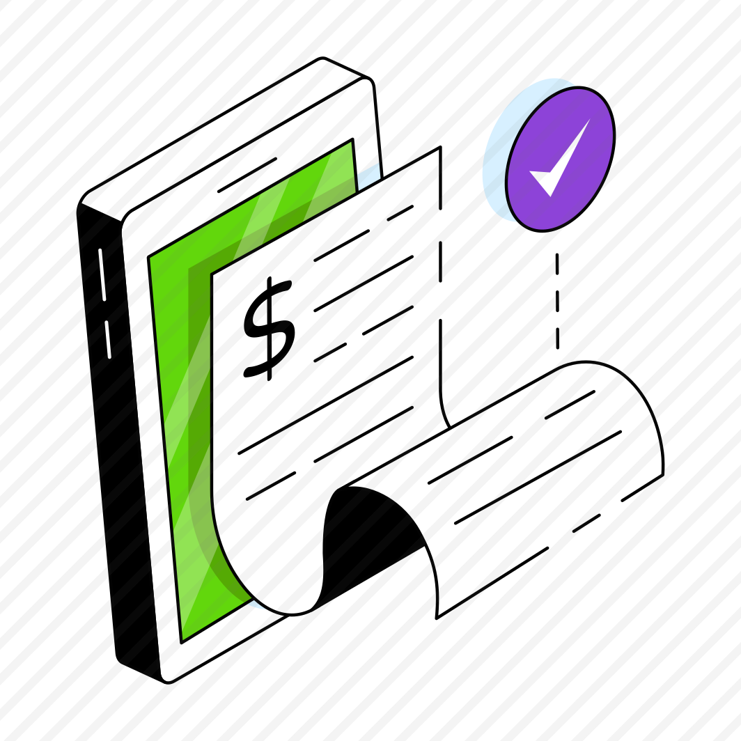 Shopping Bill, Invoice, Receipt, Payment Slip, Commerce preview