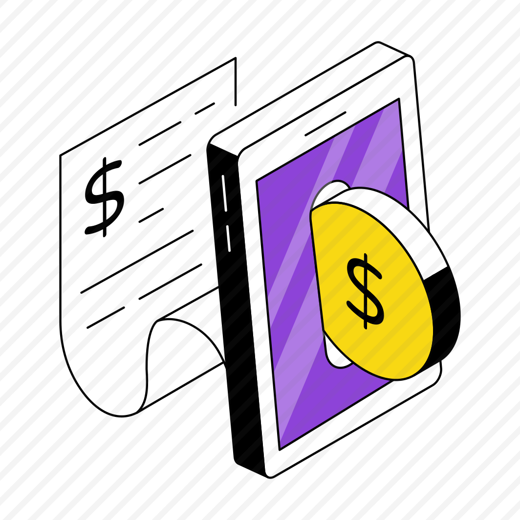 Shopping Bill, Mobile Invoice, Receipt, Payment Slip, Commerce preview