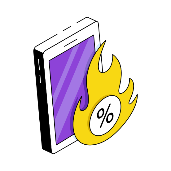 Shopping Discount, Shopping Sale, Flash Sale, Hot Sale, Commerce, illustration