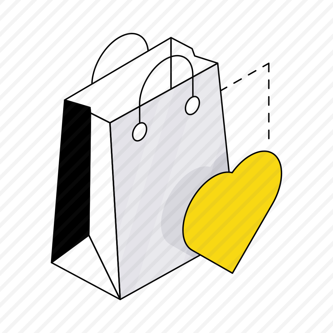 Shopping Love, Tote, Jute, Buy, Purchase,  preview