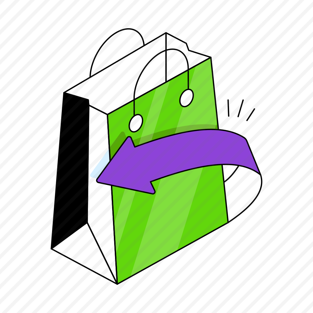 Shopping Return, Commerce, Order Return, Shopping Reback, Shopping Refund preview