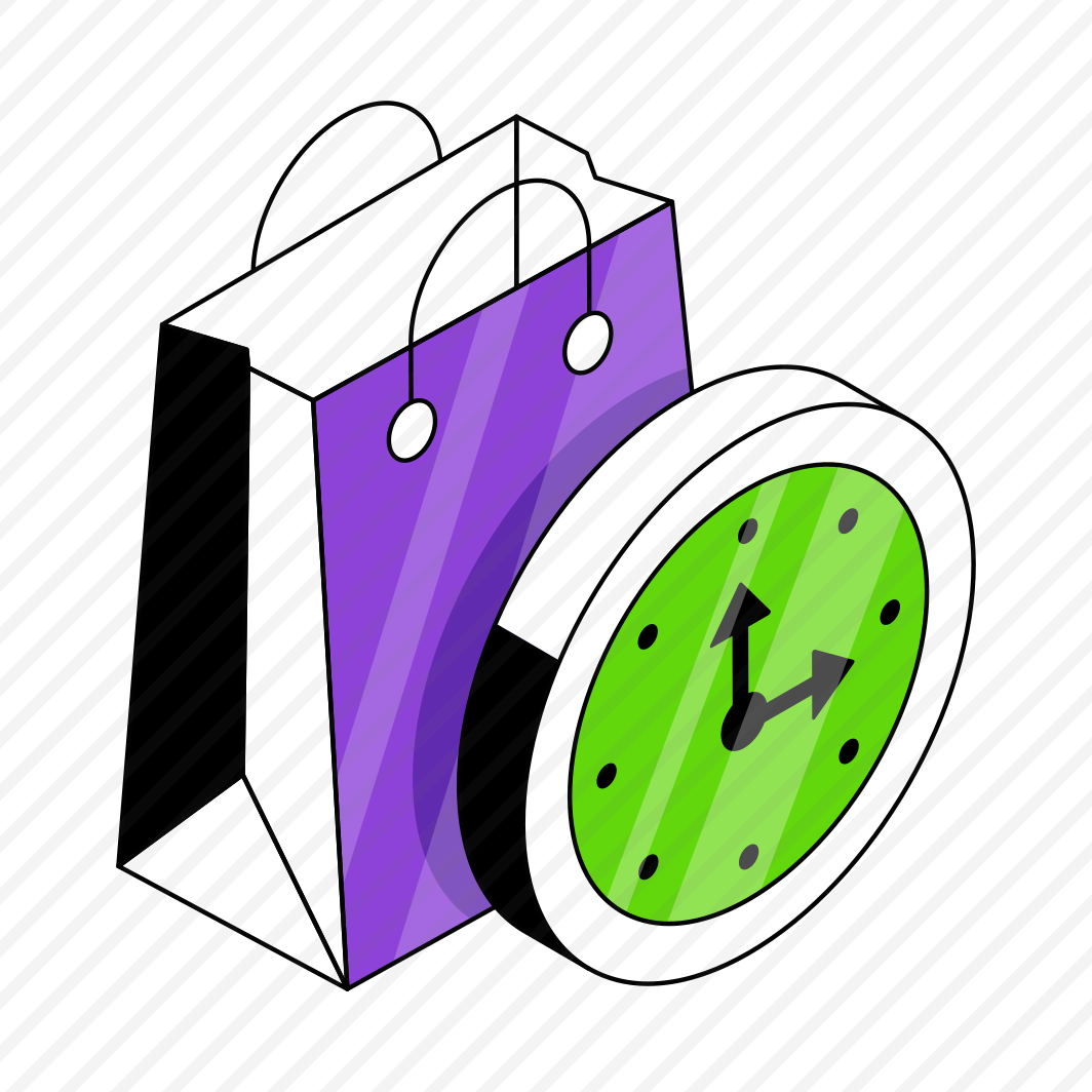 Shopping Time, Buy Time, Spending Time, Commerce, Shopping Bag preview