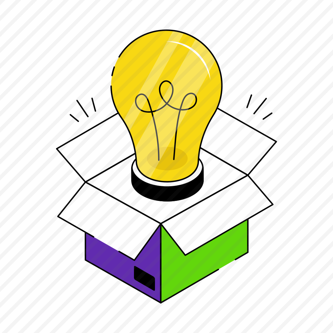 Think Outside The Box, Innovation, Creative Thinking, Cardboard, Idea,  preview