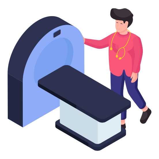 Ct Scan, Mri, Tomography, Cat Scan, Brain X Ray, illustration