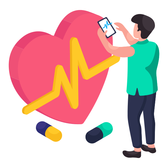 Heart, Heartbeat, Cardio, Cardiology, Heart Rate. illustration
