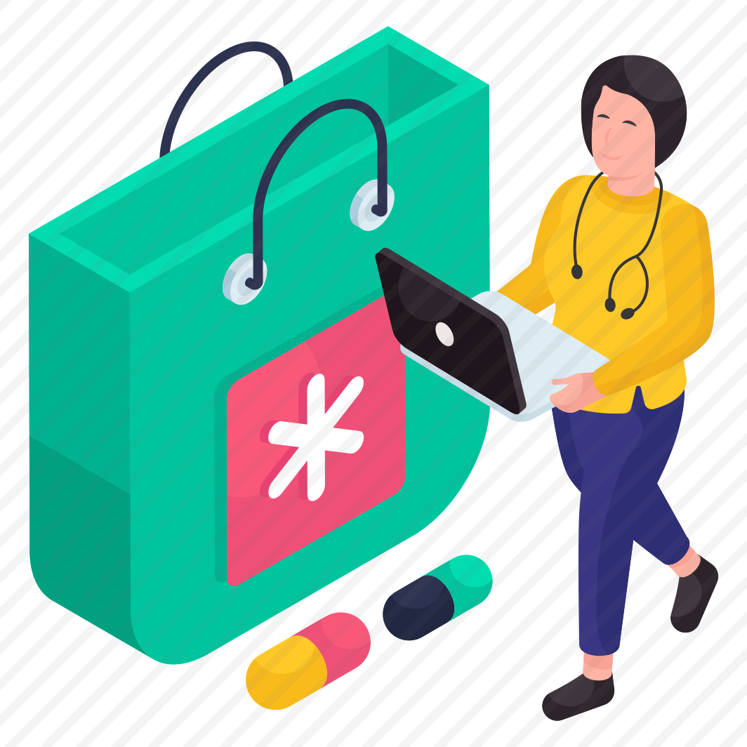 Medical Shopping, Handbag, Tote, Jute, Commerce, preview