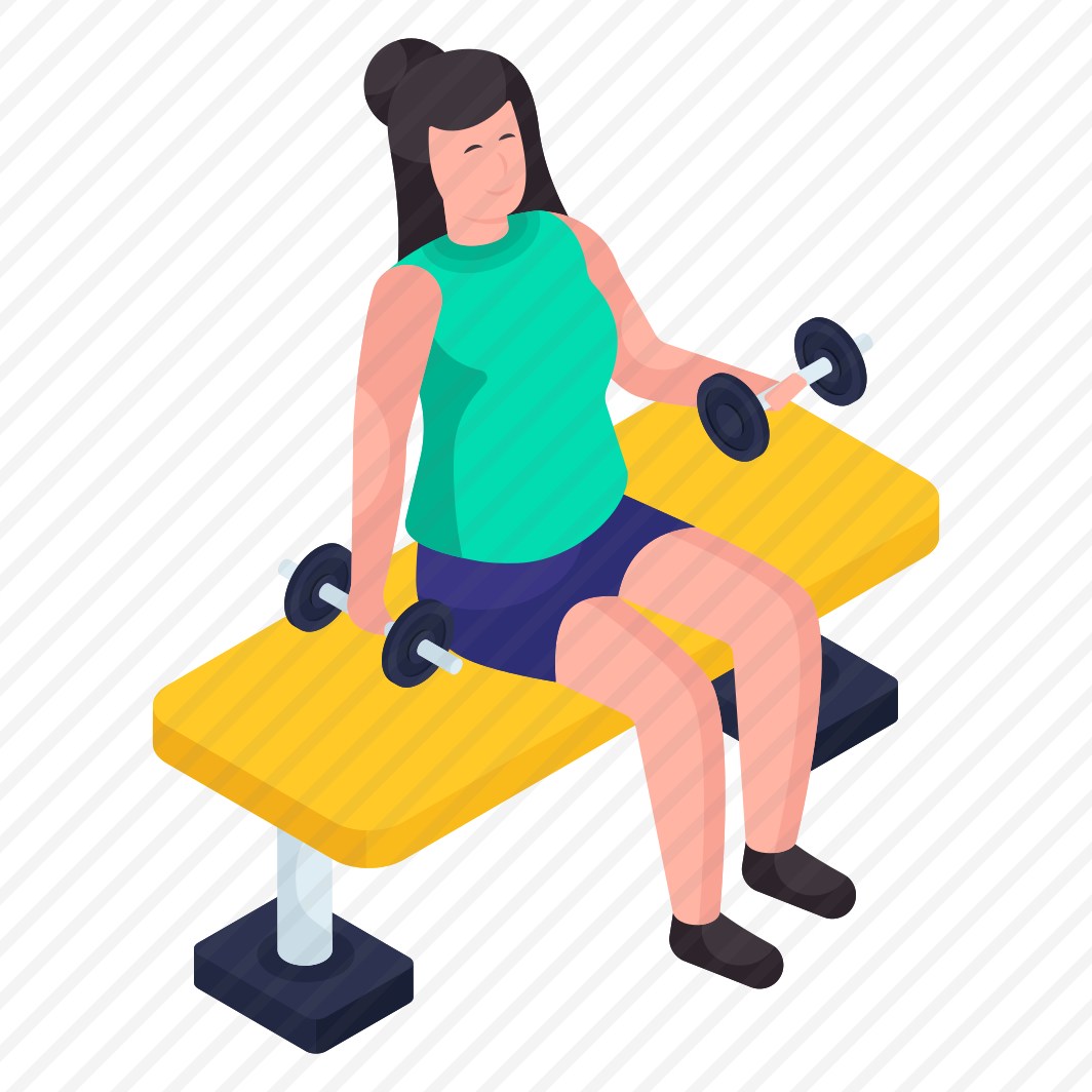Barbell, Female Lifting Weight, Weightlifting, Halters, Dumbbells preview