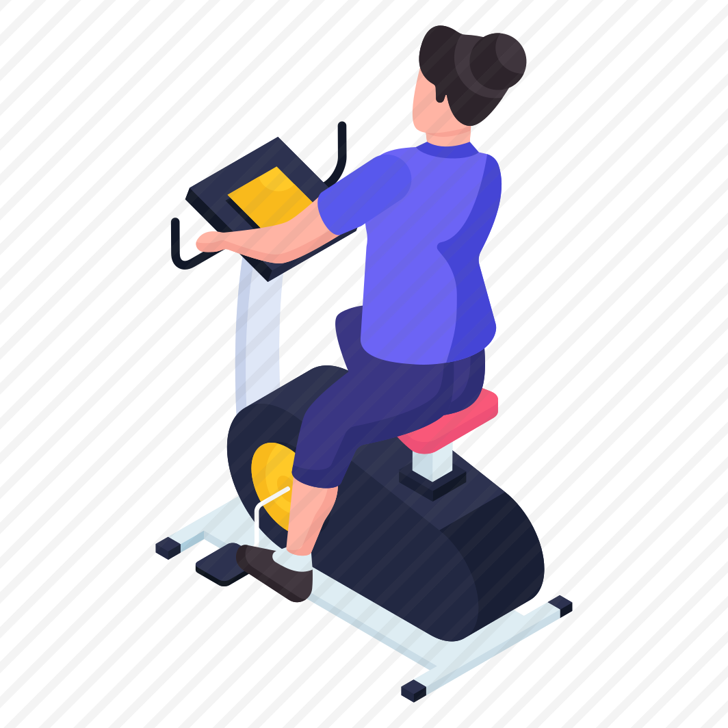 Exercise Bike, Workout, Fitness, Ergometer, Gymnast  preview
